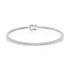 2.00ct Four Prong White Gold Platinum Tennis Bracelet Closed View