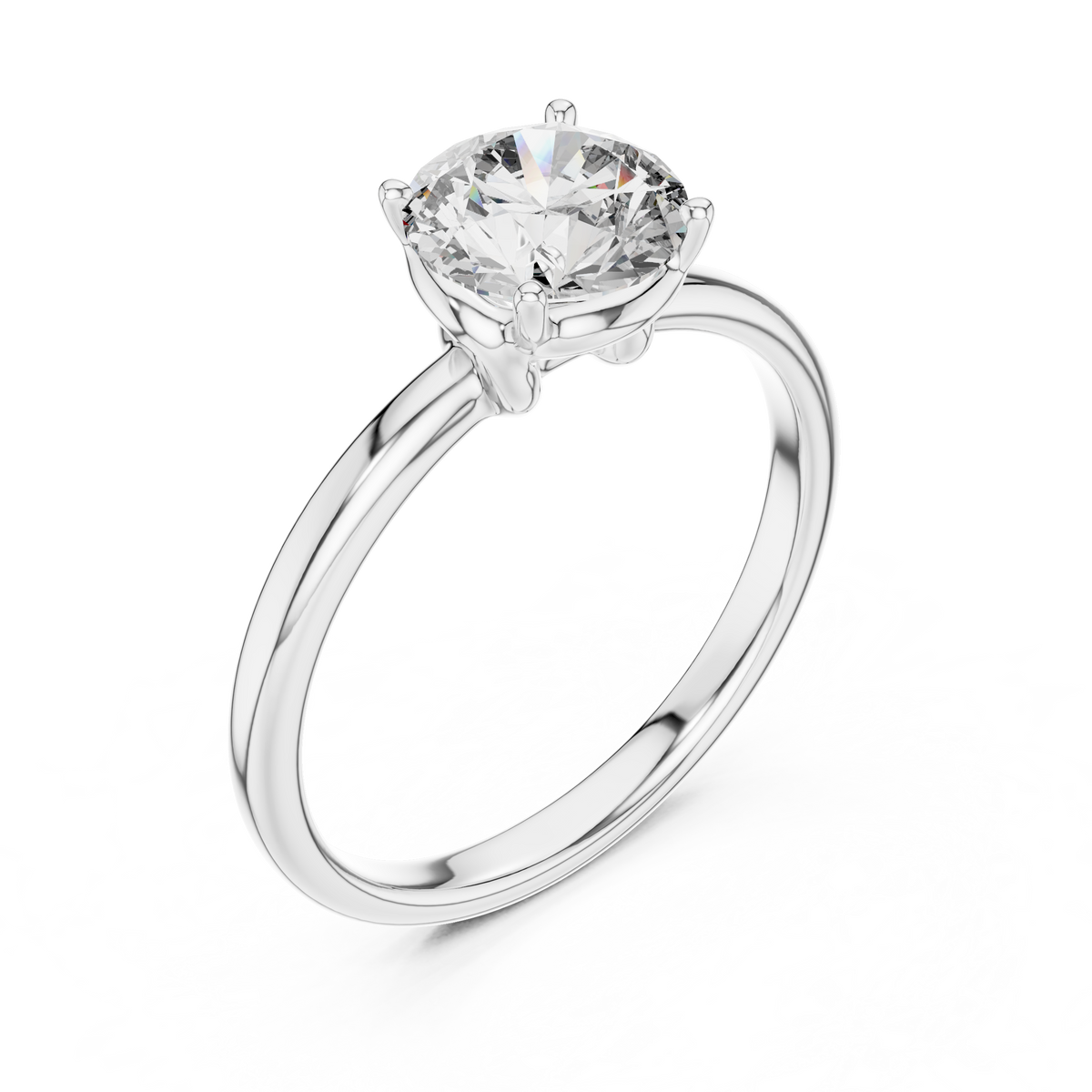 Interlocking Solitaire Ring