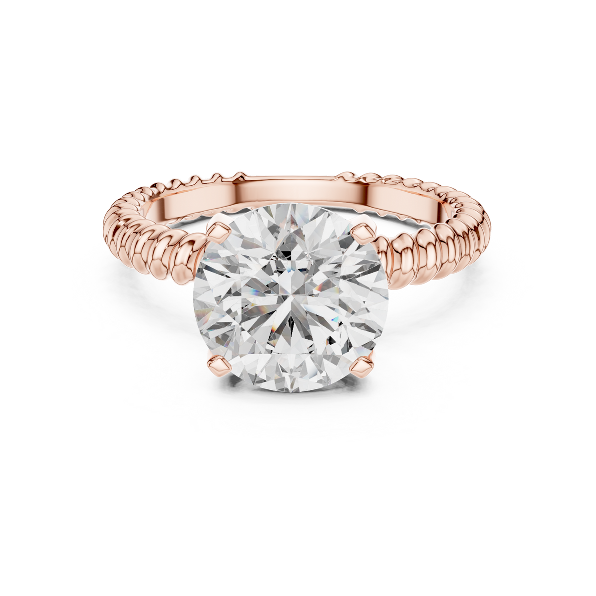 Rope Solitaire Ring