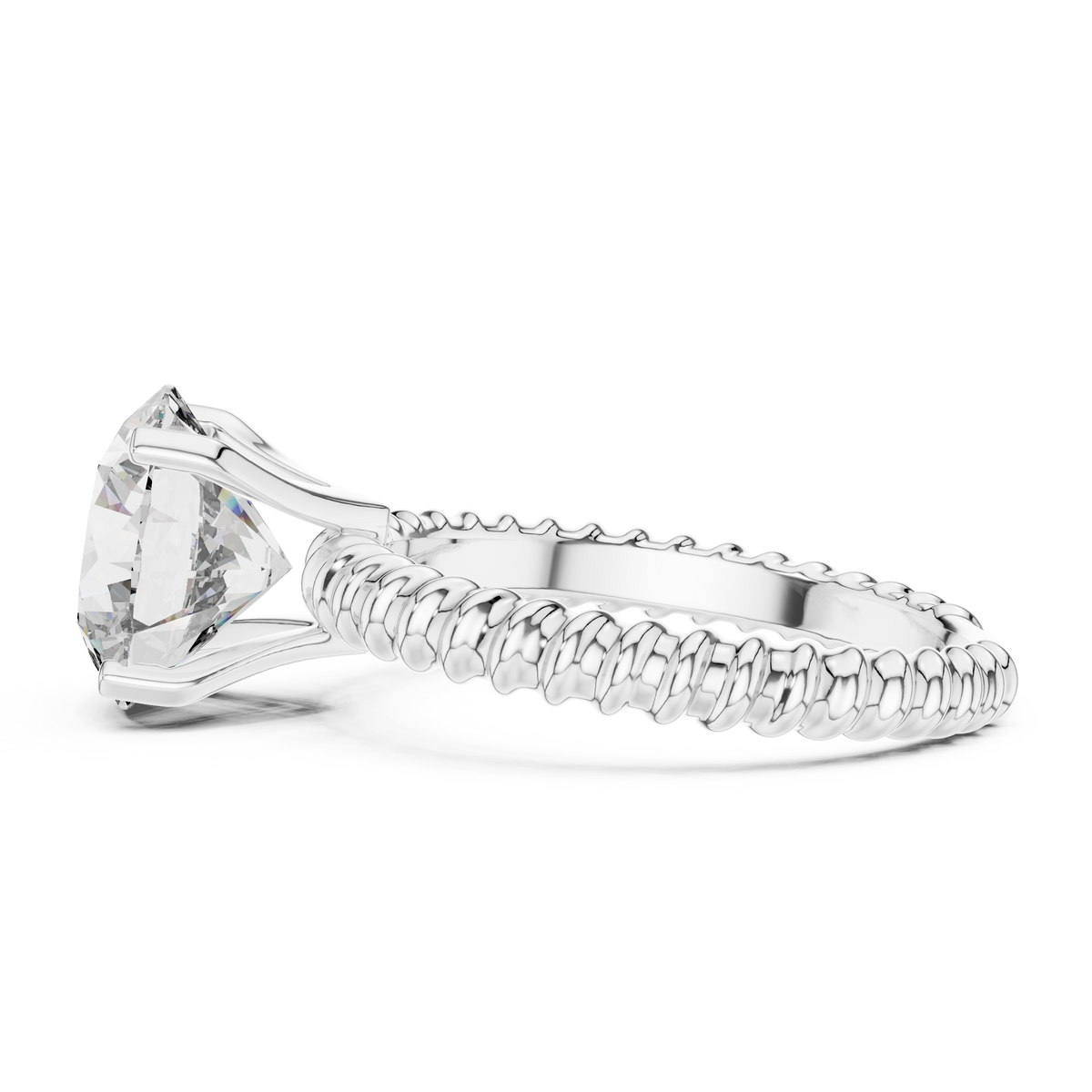 Rope Solitaire Ring