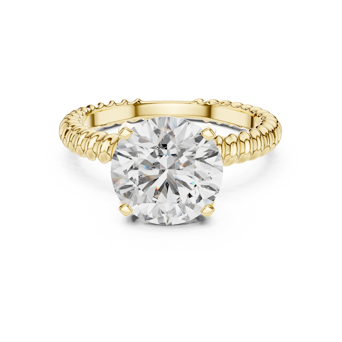 Rope Solitaire Ring