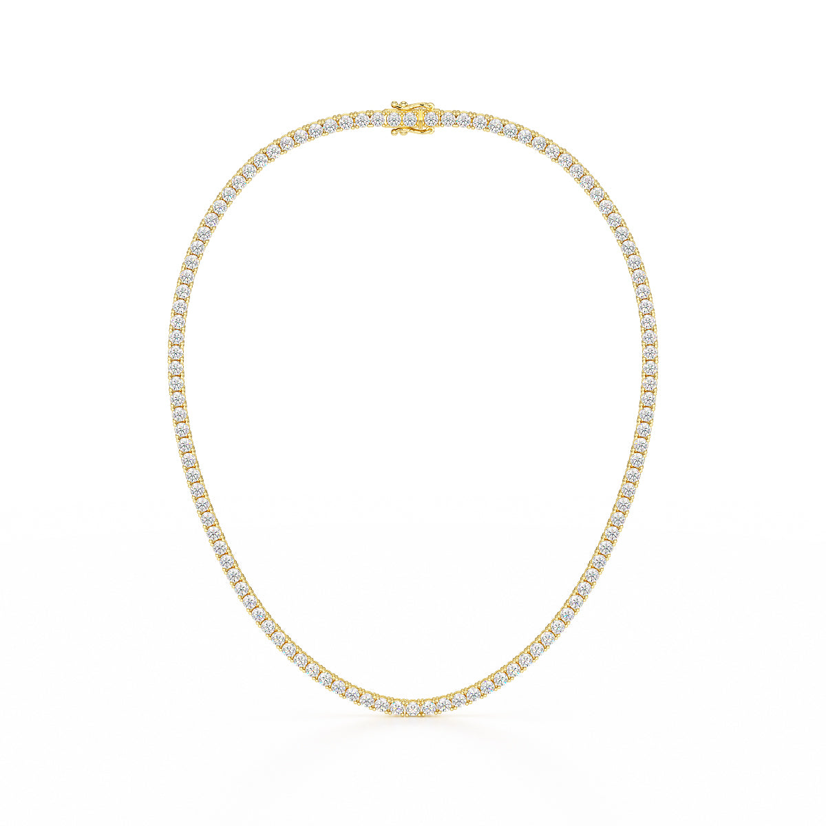 Four Prong Tennis Necklace