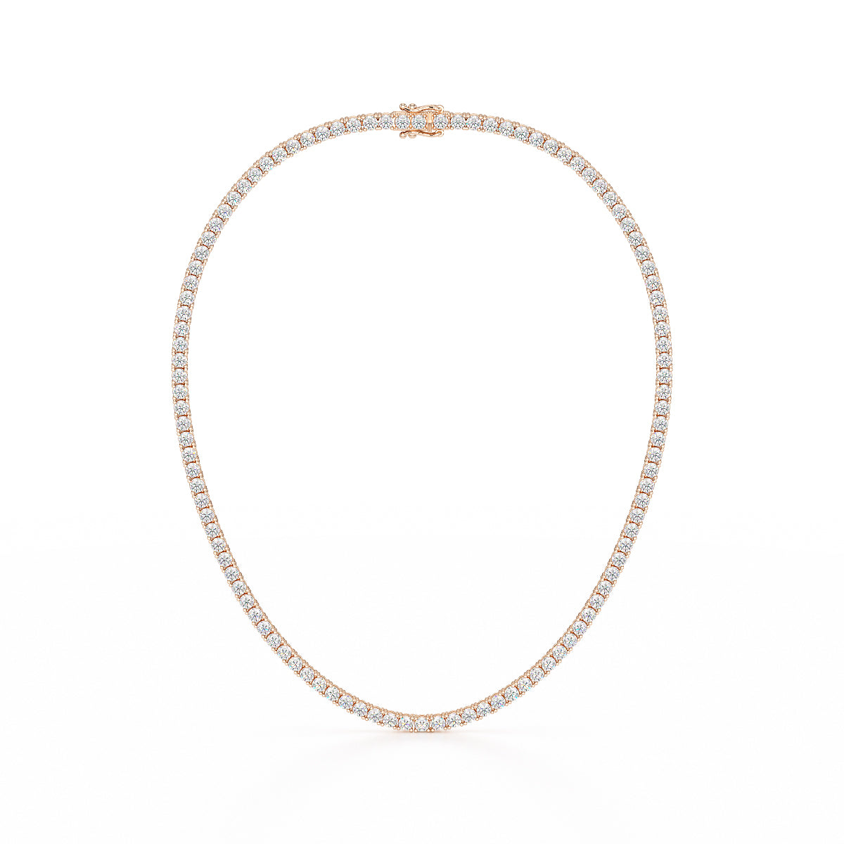 Four Prong Tennis Necklace