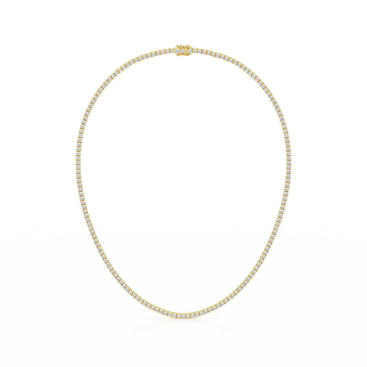 5.50ct Four Prong Tennis Necklace