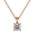 Cushion Solitaire Pendant