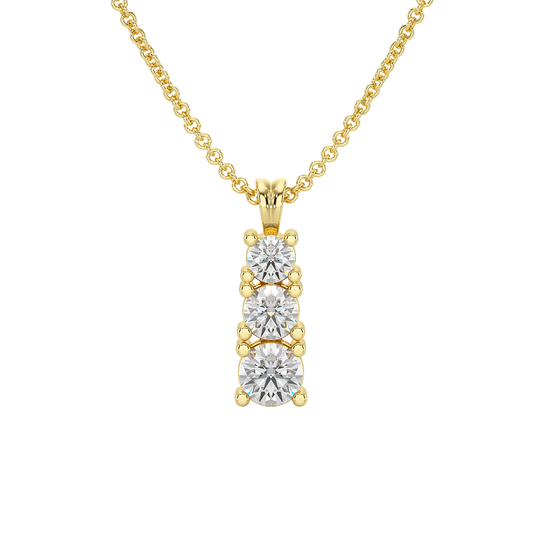 Four Claw Graduated Pendant