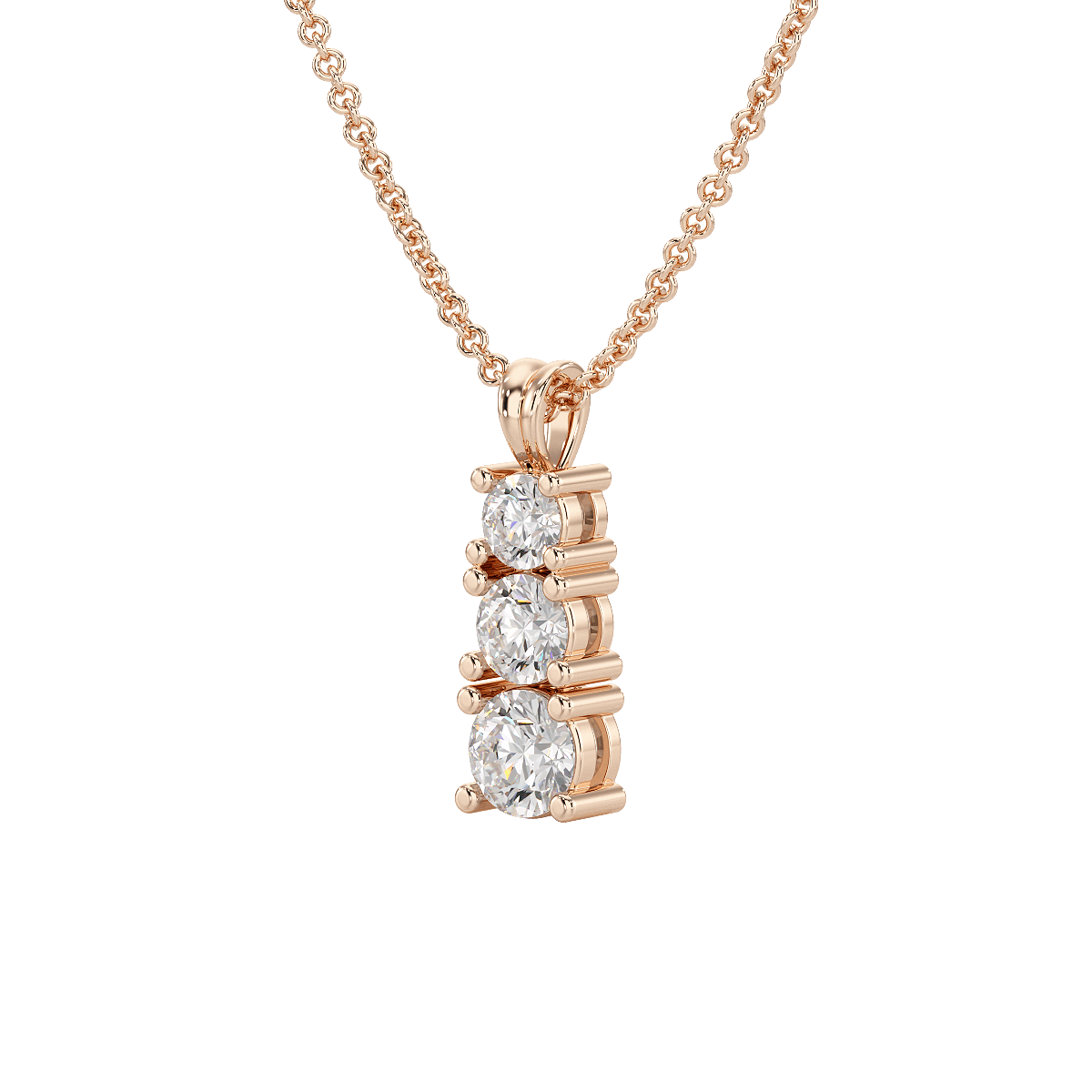 Four Claw Graduated Pendant