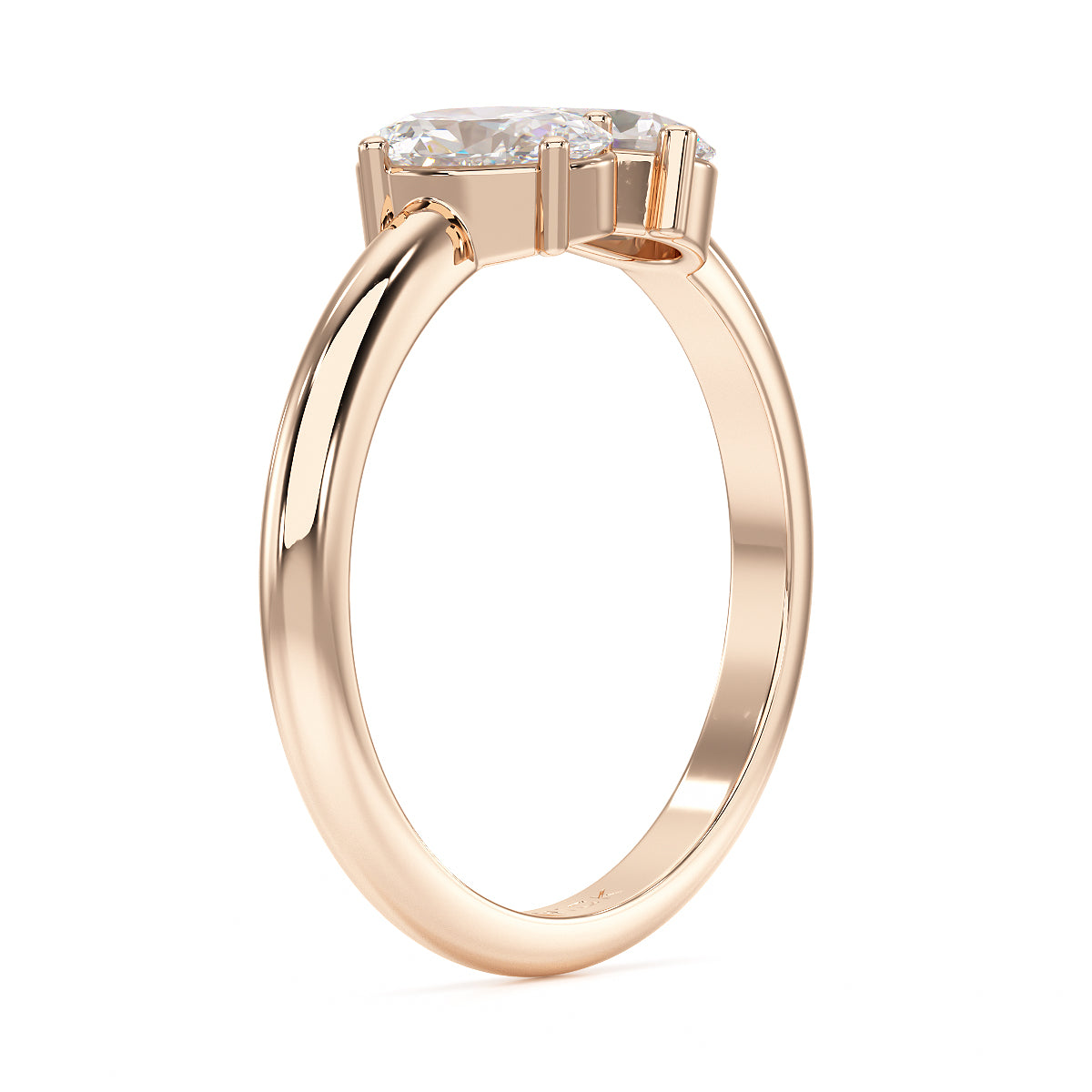 Oval & Pear Toi Et Moi Ring