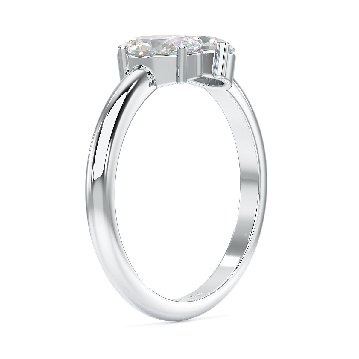 Oval & Pear Toi Et Moi Ring