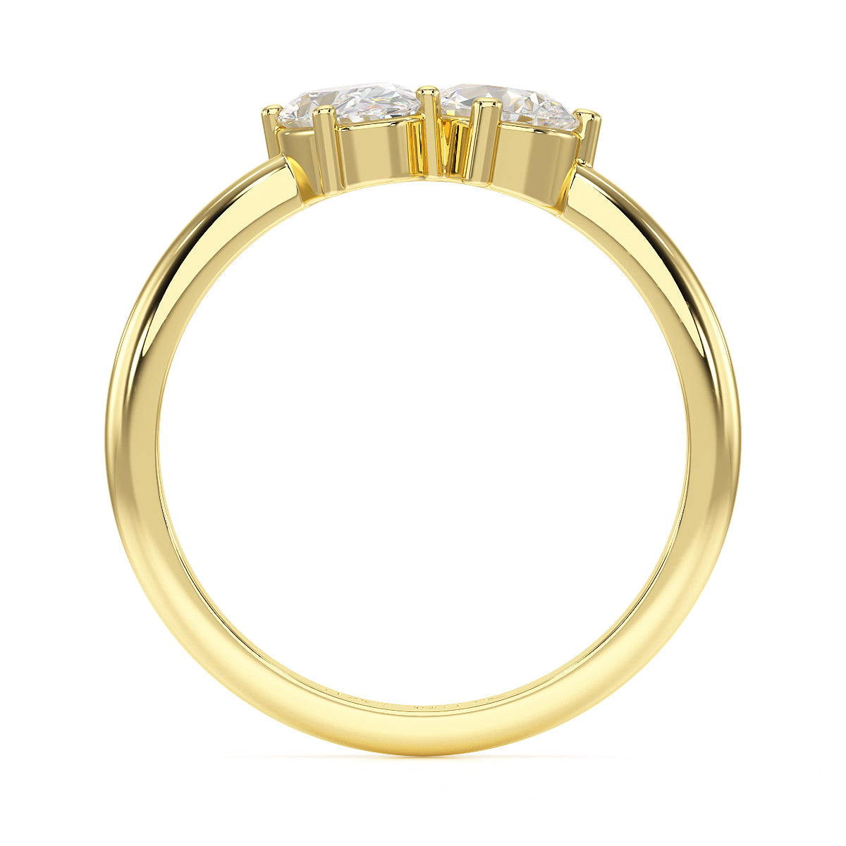 Oval & Pear Toi Et Moi Ring