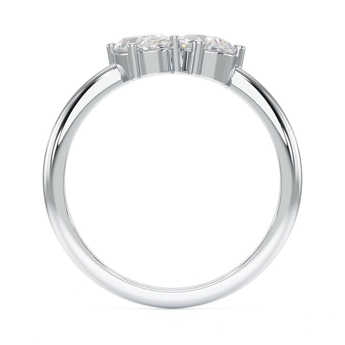 Oval & Pear Toi Et Moi Ring