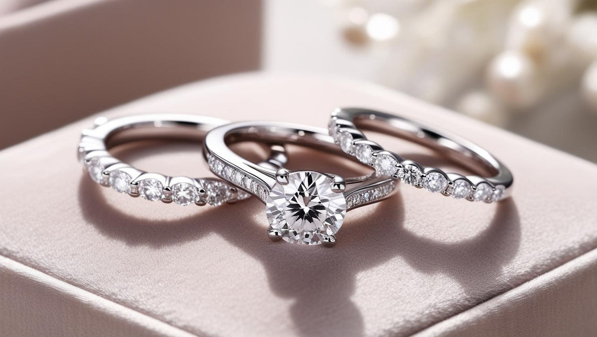 White Gold & Platinum Diamond Engagement Rings
