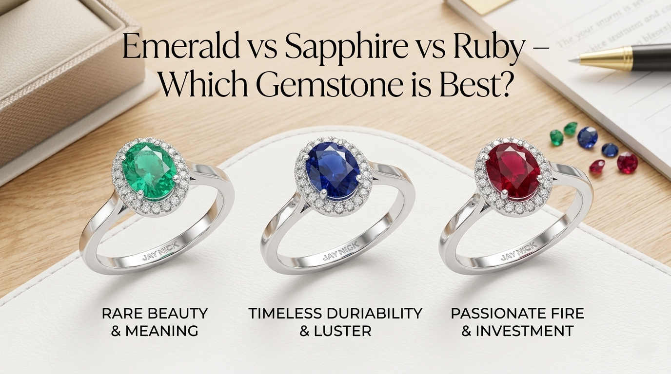 Emerald vs Sapphire vs Ruby – Which Gemstone is Best?