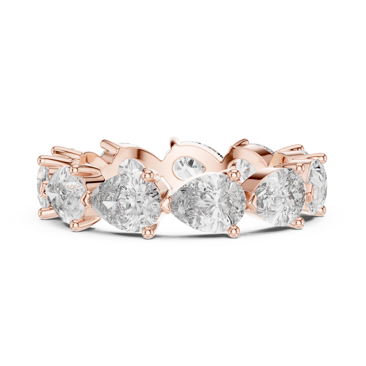 Pear Cut Full Eternity Ring