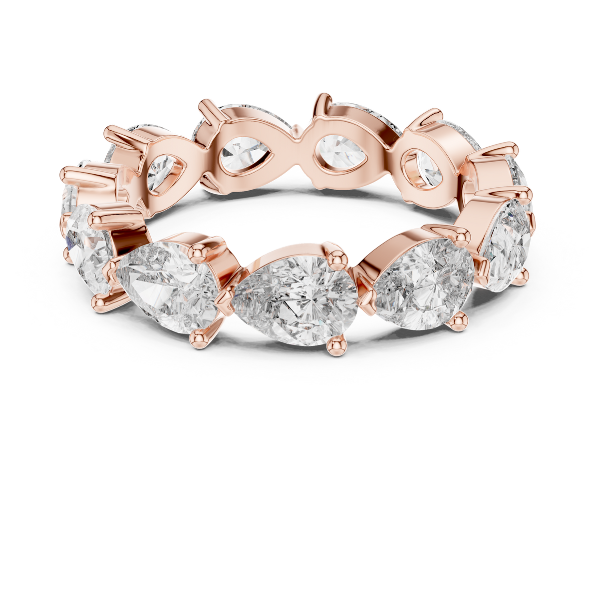 Pear Cut Full Eternity Ring