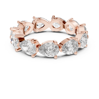 Pear Cut Full Eternity Ring