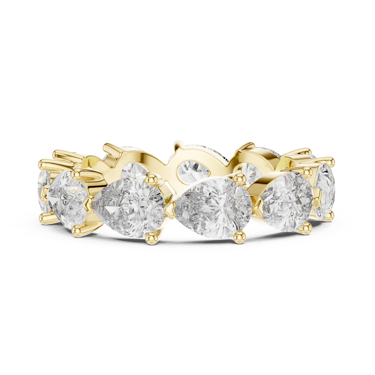 Pear Cut Full Eternity Ring