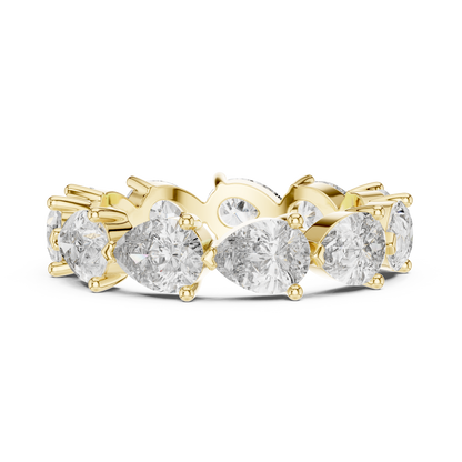 Pear Cut Full Eternity Ring