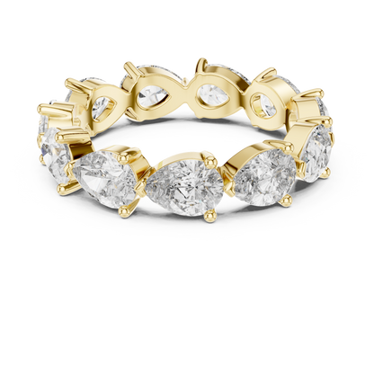 Pear Cut Full Eternity Ring