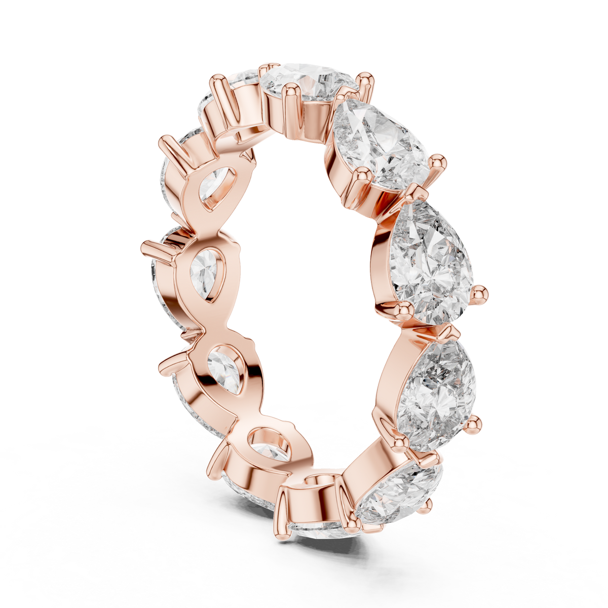 Pear Cut Full Eternity Ring
