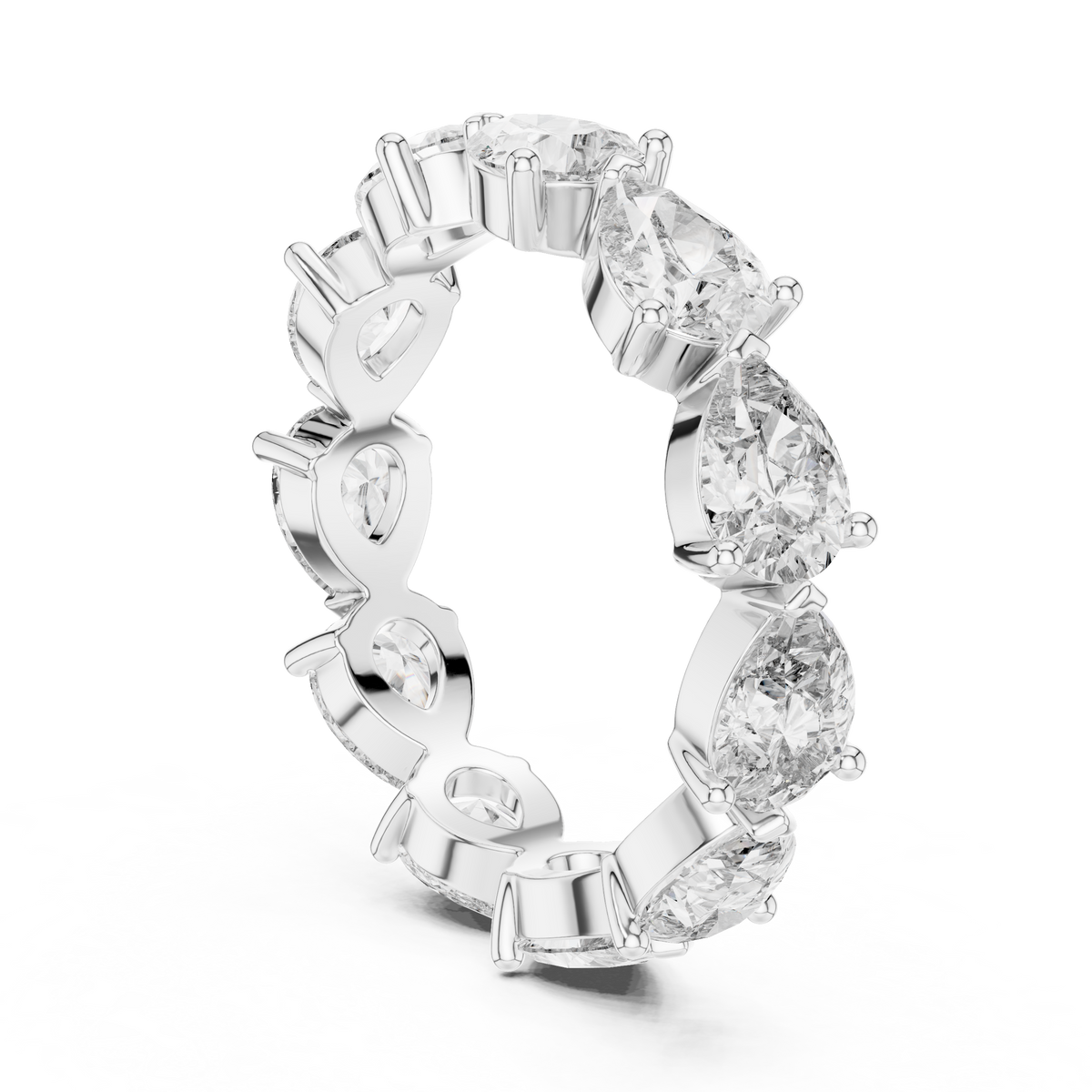 Pear Cut Full Eternity Ring