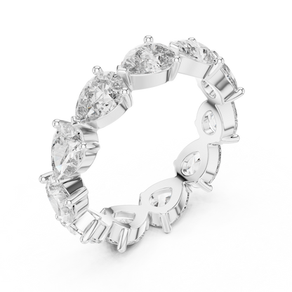 Pear Cut Full Eternity Ring