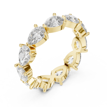 Pear Cut Full Eternity Ring