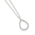 Drop Pendant in white gold or platinum