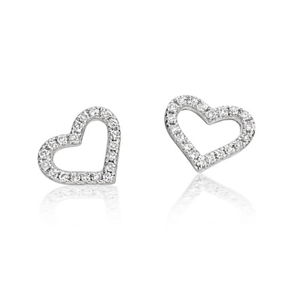 These Heart Stud Earrings feature a cute and minimal design, perfect for adding a playful touch to any outfit.