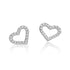 These Heart Stud Earrings feature a cute and minimal design, perfect for adding a playful touch to any outfit.