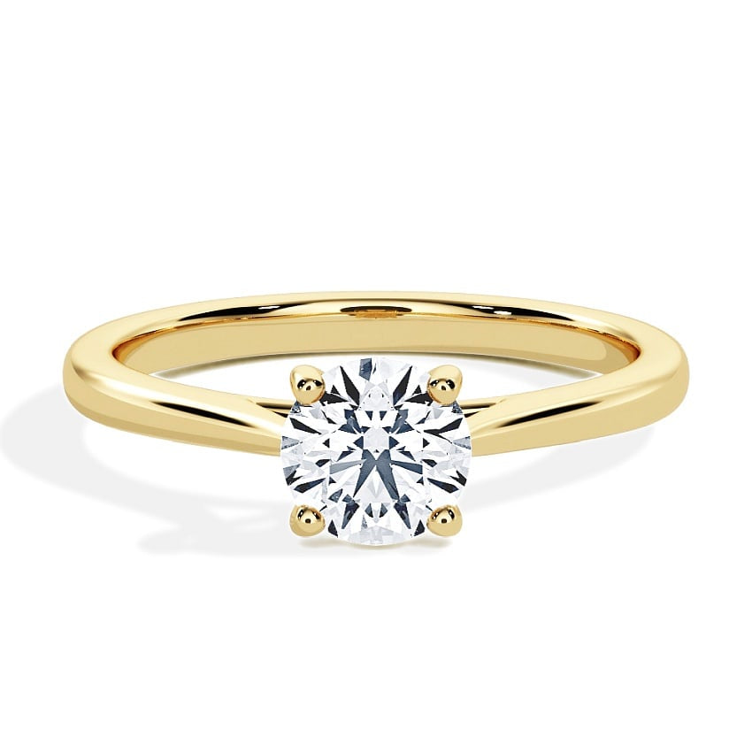 0.15ct Solitaire Ring 9ct Yellow Gold