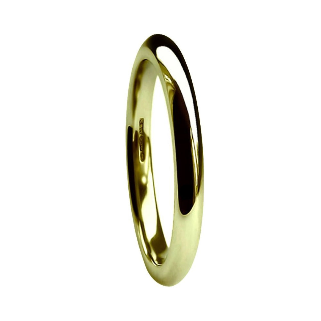 Heavy Court Shape Wedding Band