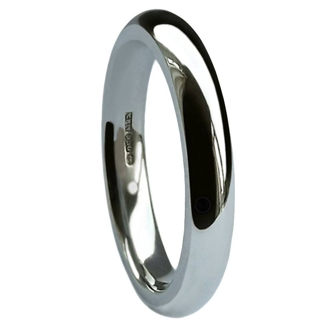 Heavy Court Shape Wedding Band