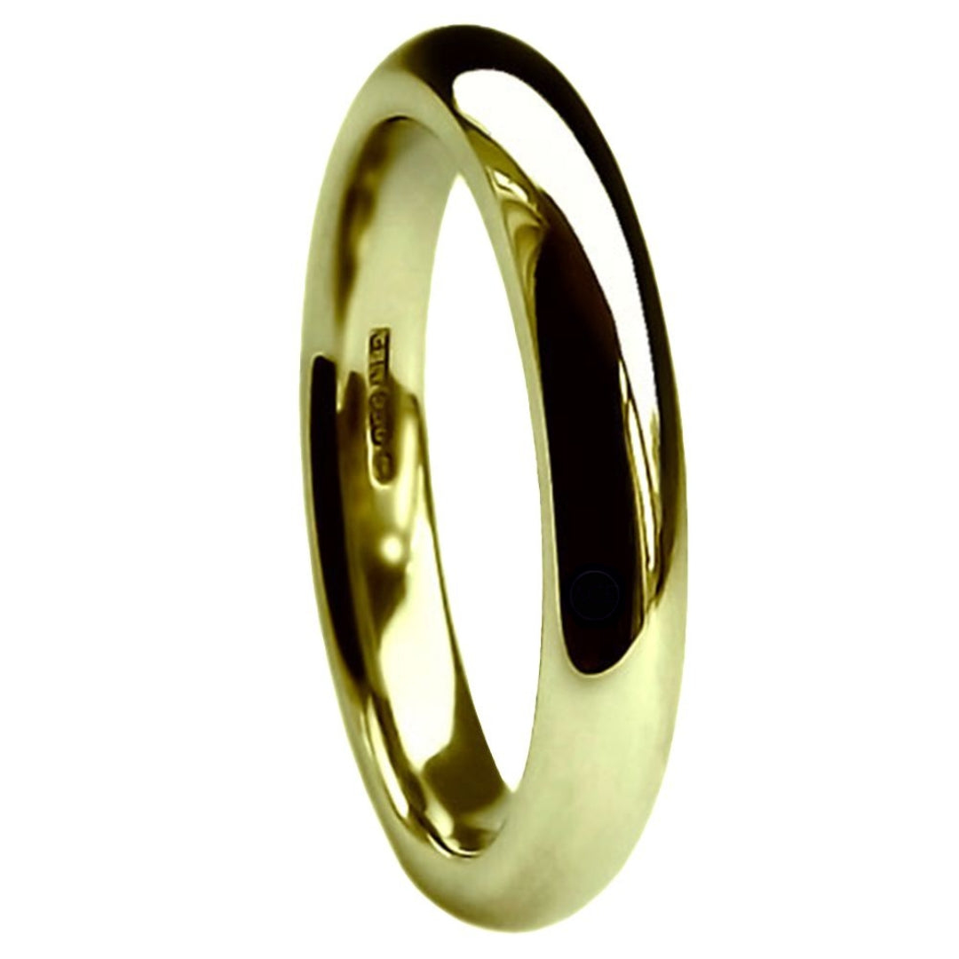 Heavy Court Shape Wedding Band