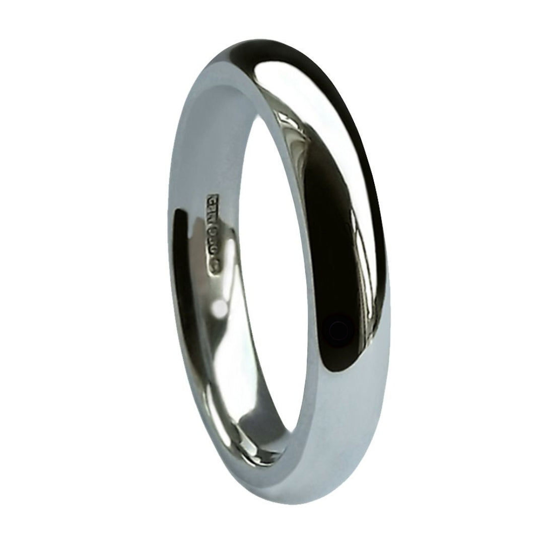 Heavy Court Shape Wedding Band