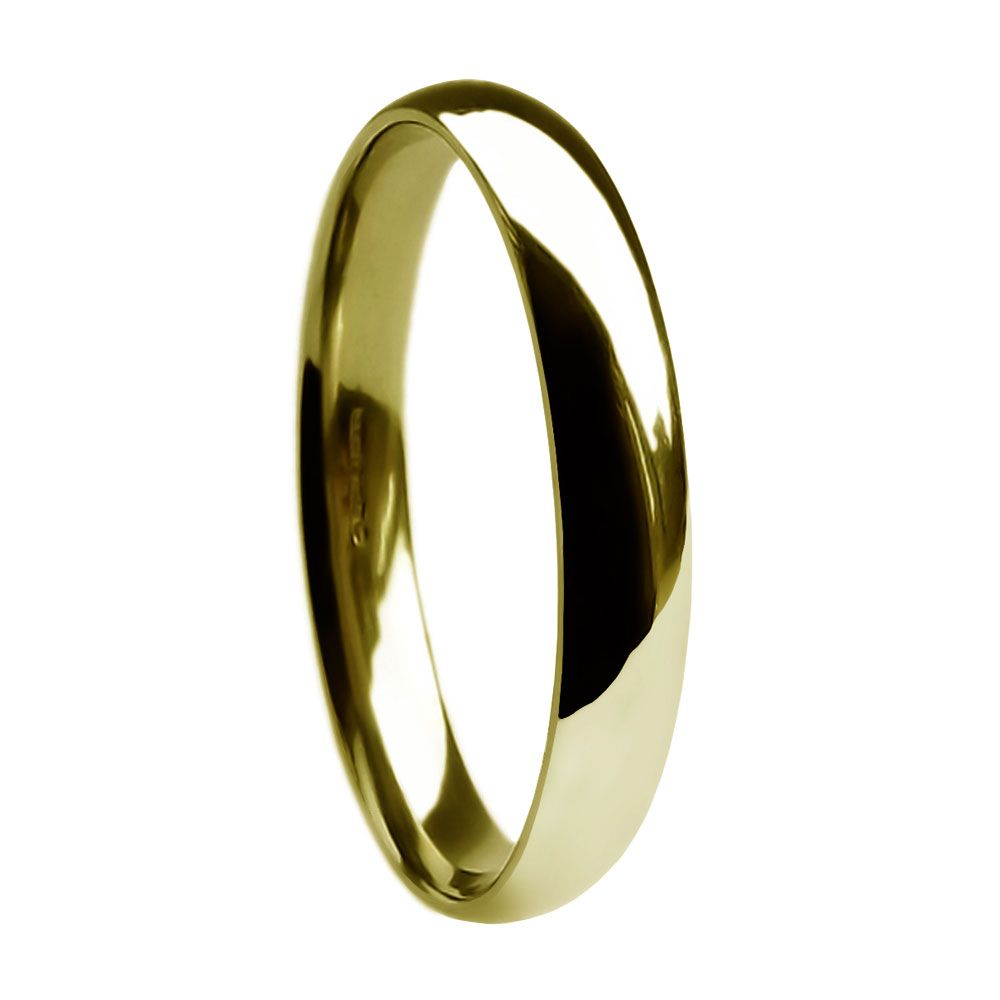 Medium Court Shape Wedding Band