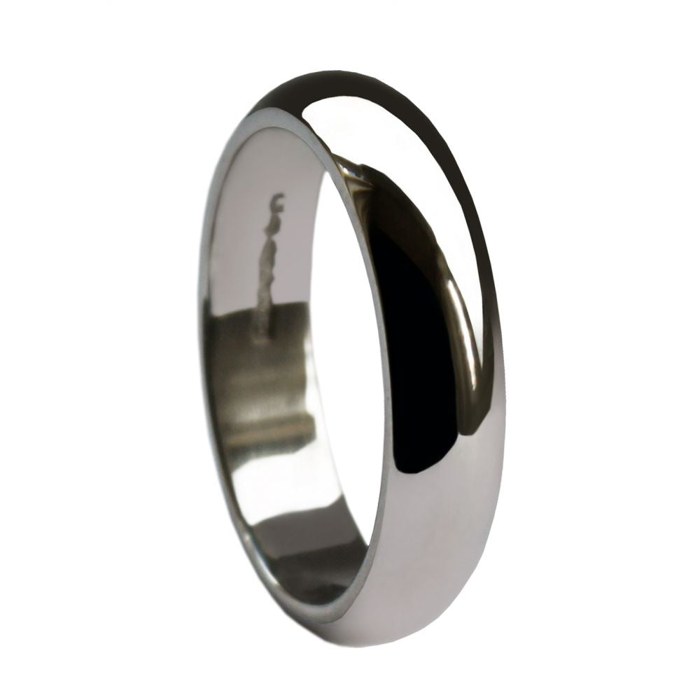 Heavy D Shape Wedding Band