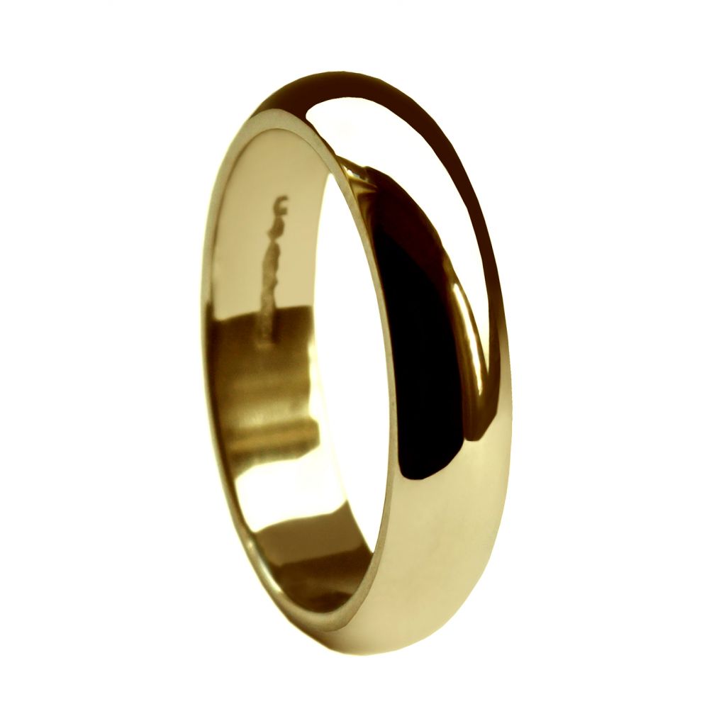 Heavy D Shape Wedding Band