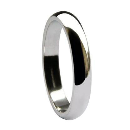 Medium D Shape Wedding Band