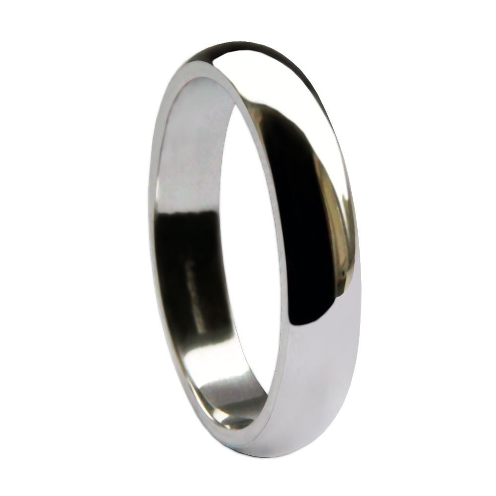 Medium D Shape Wedding Band