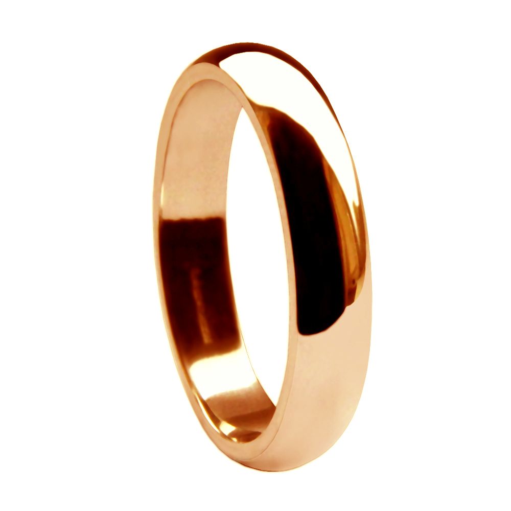 Medium D Shape Wedding Band