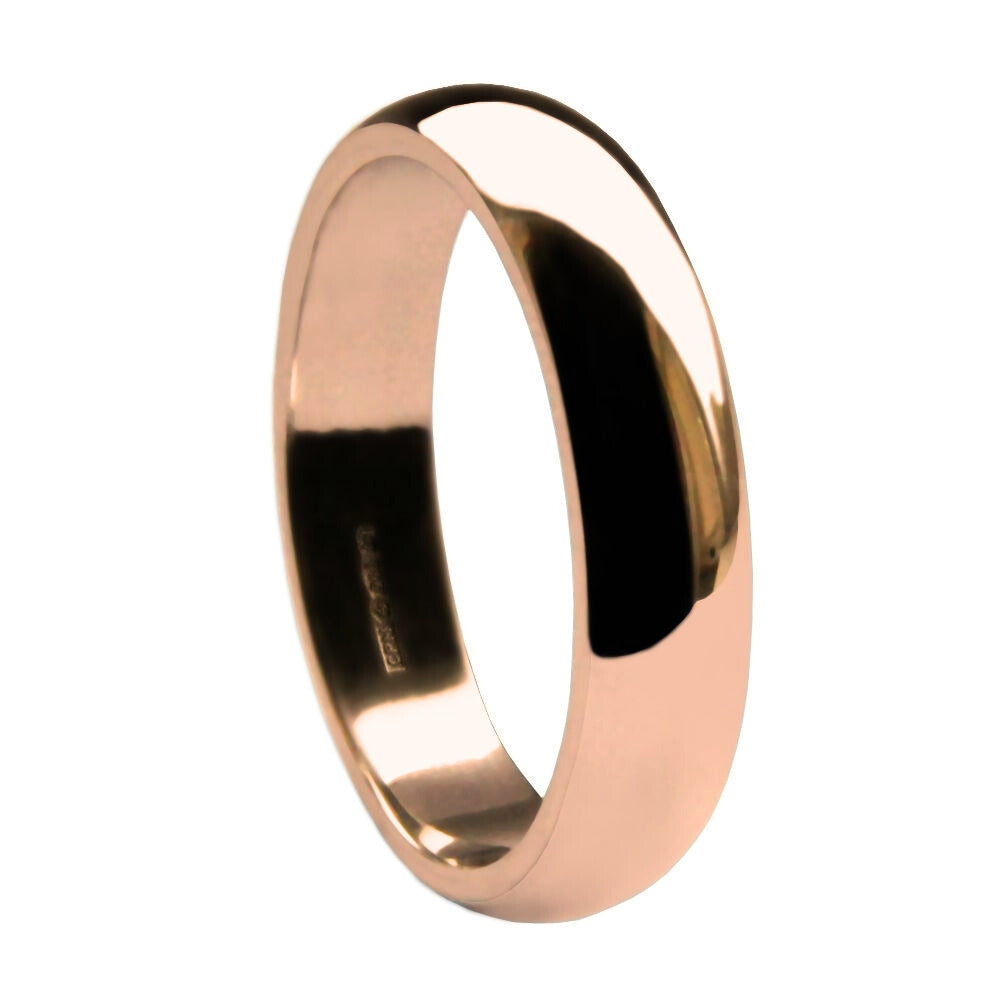 Medium D Shape Wedding Band