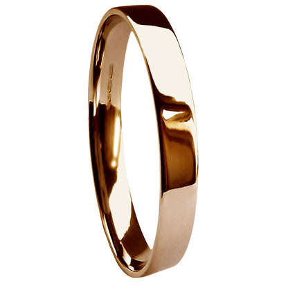 Medium Flat Court Shape Wedding Band