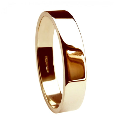 Light Flat Shape Wedding Band