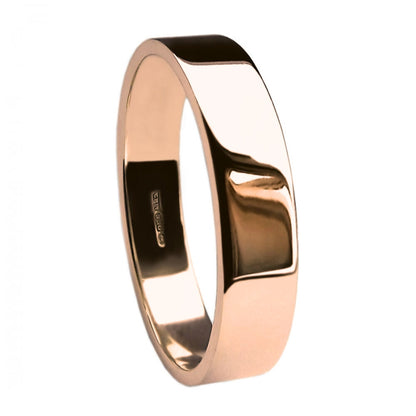 Light Flat Shape Wedding Band