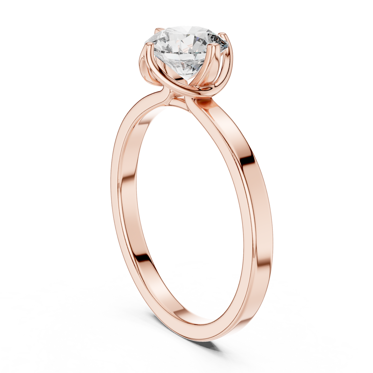 Hammock Set Solitaire Ring
