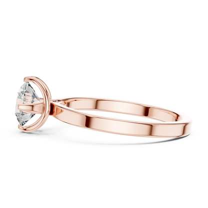 Hammock Set Solitaire Ring