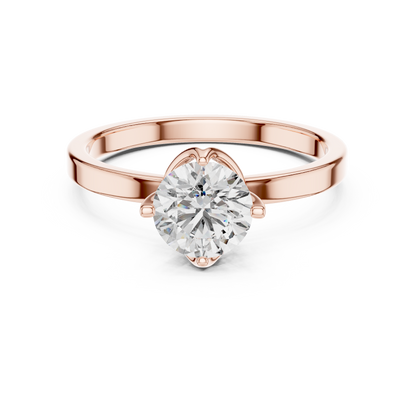 Hammock Set Solitaire Ring