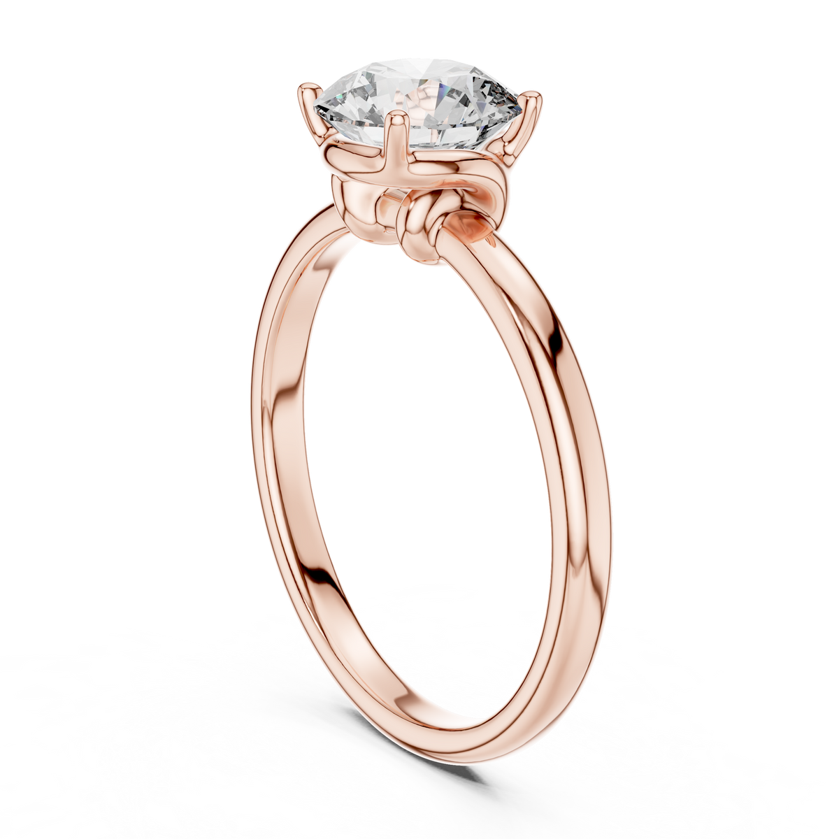 Interlocking Solitaire Ring