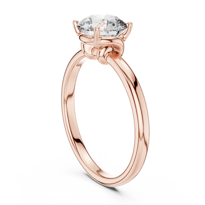Interlocking Solitaire Ring